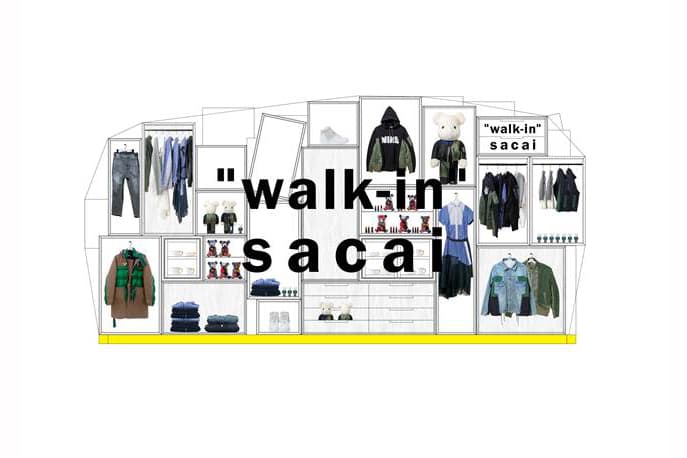 sacai 於 Lane Crawford 開設期間限定店 "walk-in"