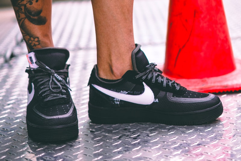 Off-White™ x Nike Air Force 1 全新黑色版上腳一覽