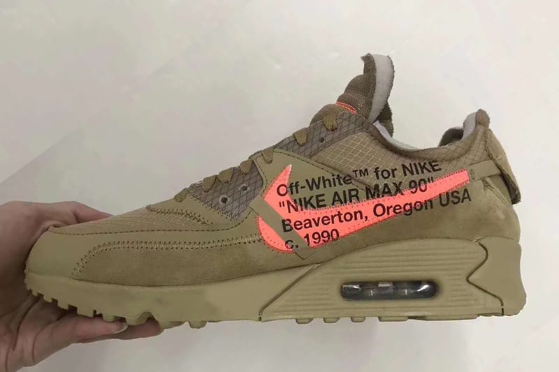 Off-White™ x Nike Air Max 90 全新「Desert Ore」配色曝光