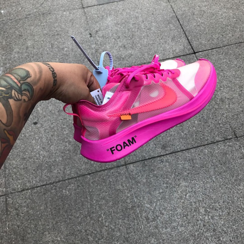率先近賞 Off-White™ x Nike Zoom Fly SP 全新黑色及「Racer Pink」版本