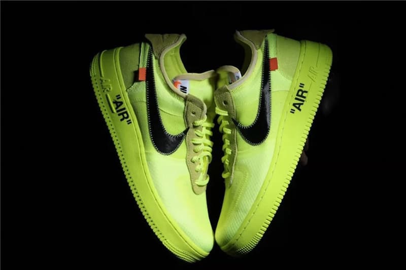 率先近賞 Off-White™ x Nike Air Force 1 Low 全新「Volt」配色