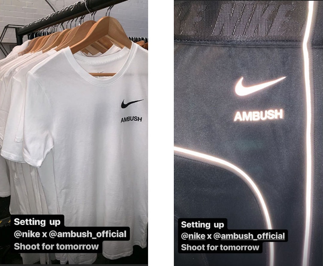 Yoon 曝光 AMBUSH x Nike 聯乘系列單品設計