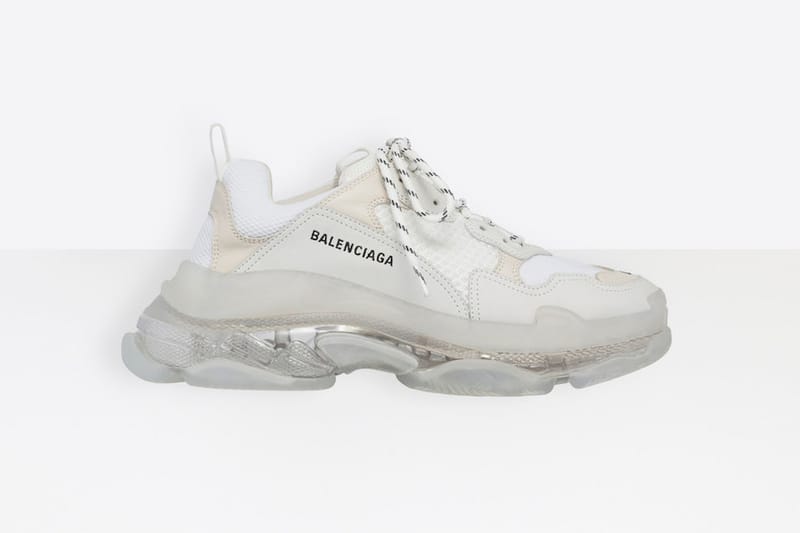 Balenciaga Triple S 全新透明氣墊版本上架