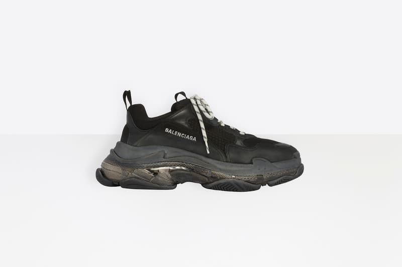 Balenciaga Triple S 全新透明氣墊版本上架