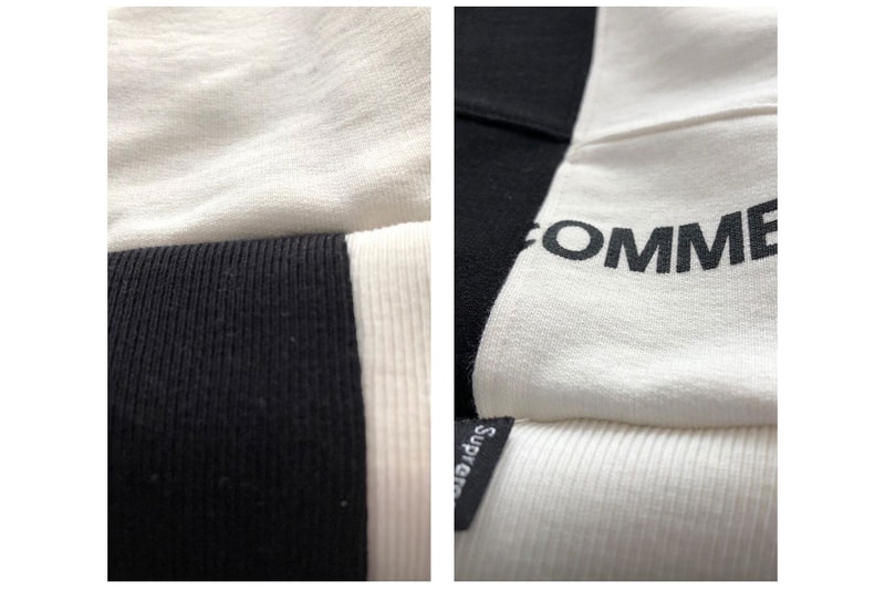 DRx Romanelli 重製 Supreme x COMME des GARÇONS SHIRT 2018 秋冬連帽衫