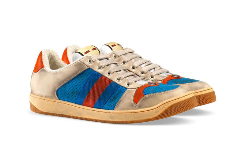 Gucci 推出全新「Distressed」復古仿舊運動鞋