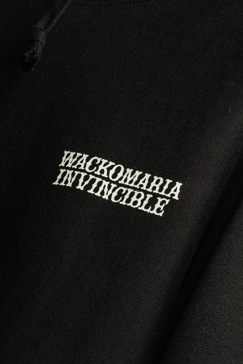 INVINCIBLE x WACKO MARIA 聯名別注系列