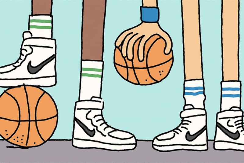 Nike 以圖畫解構經典鞋款 Air Force 1 傳奇地位