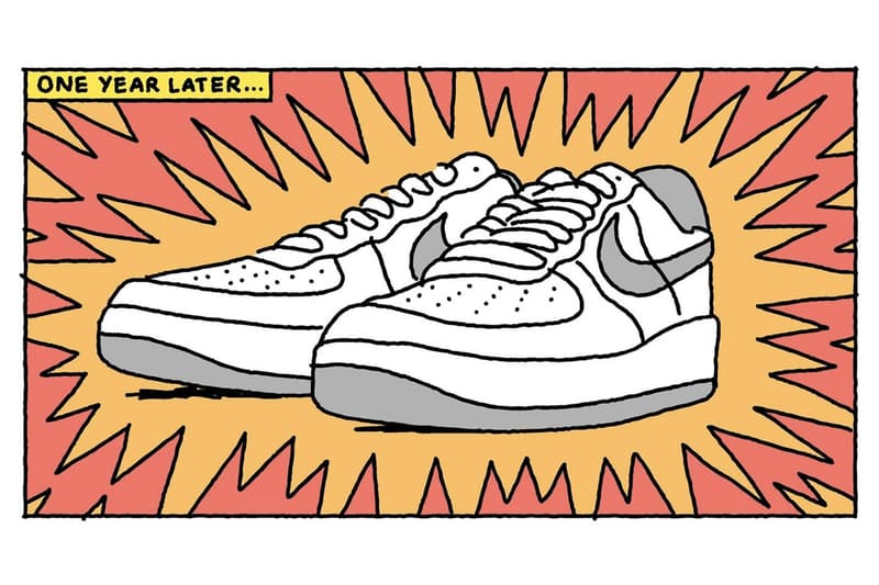 Nike 以圖畫解構經典鞋款 Air Force 1 傳奇地位