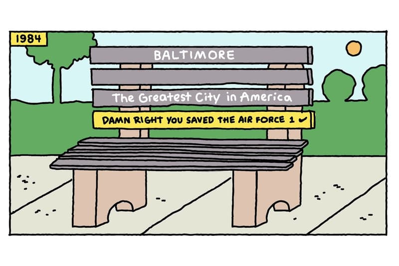 Nike 以圖畫解構經典鞋款 Air Force 1 傳奇地位