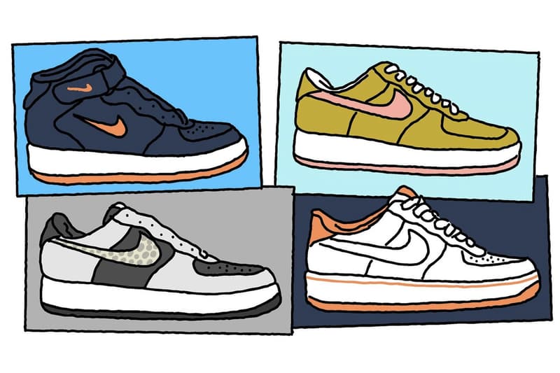 Nike 以圖畫解構經典鞋款 Air Force 1 傳奇地位