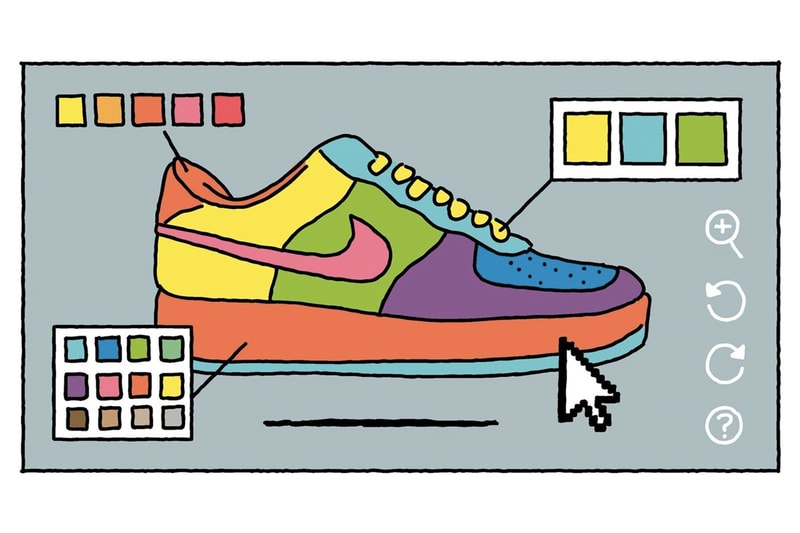 Nike 以圖畫解構經典鞋款 Air Force 1 傳奇地位