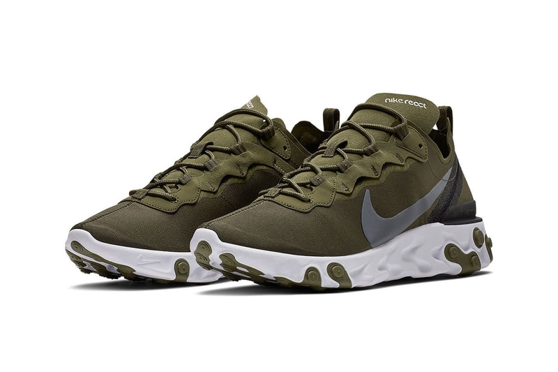搶先預覽 Nike React Element 55 全新「Olive」配色