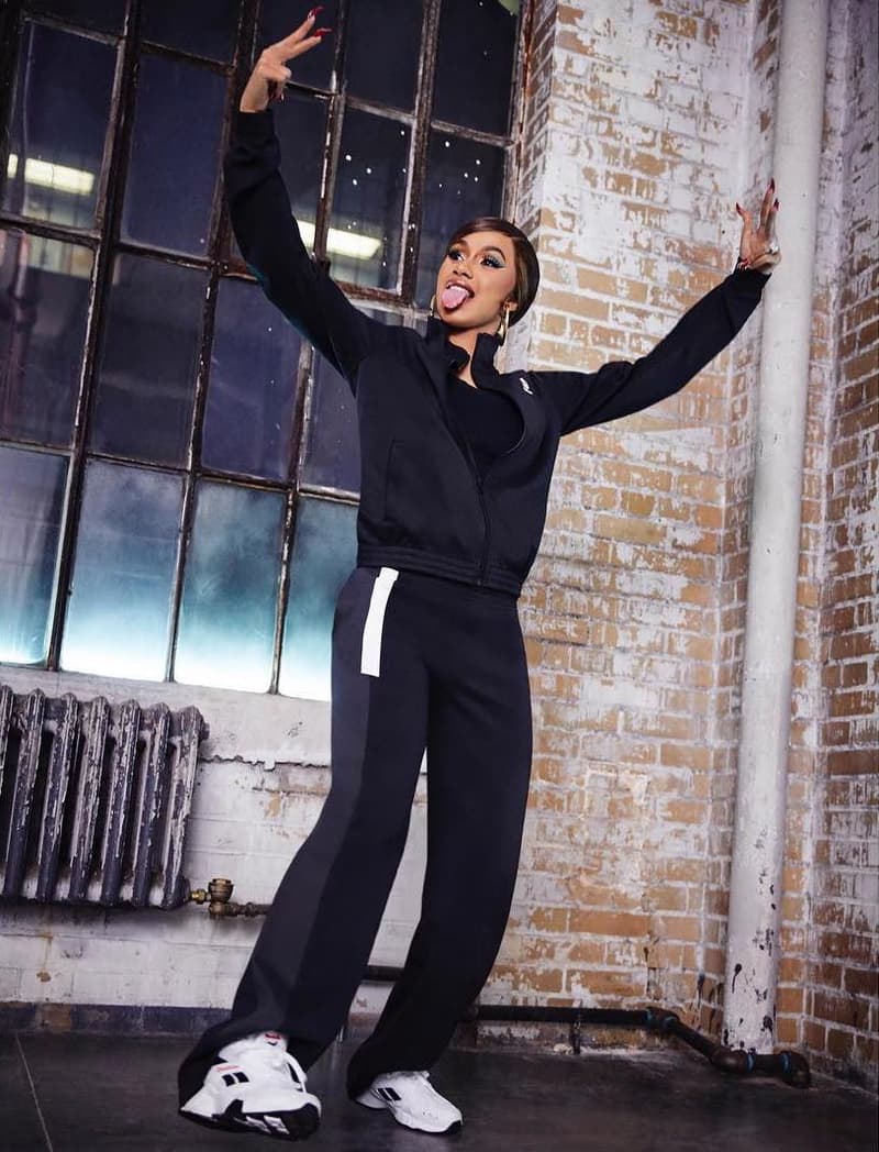 Reebok 正式宣布說唱歌手 Cardi B 成為全新代言人