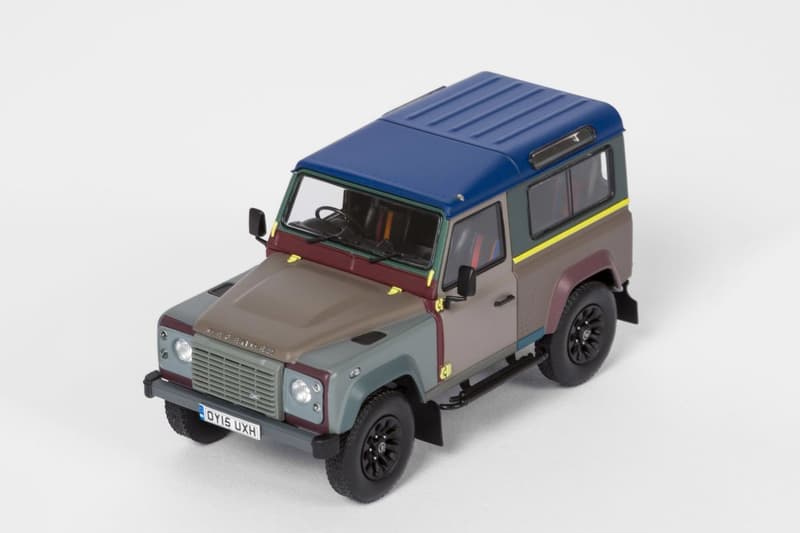 全球唯一的 Paul Smith + Land Rover Defender 90 推出迷你車模