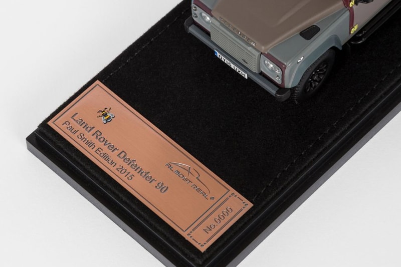 全球唯一的 Paul Smith + Land Rover Defender 90 推出迷你車模