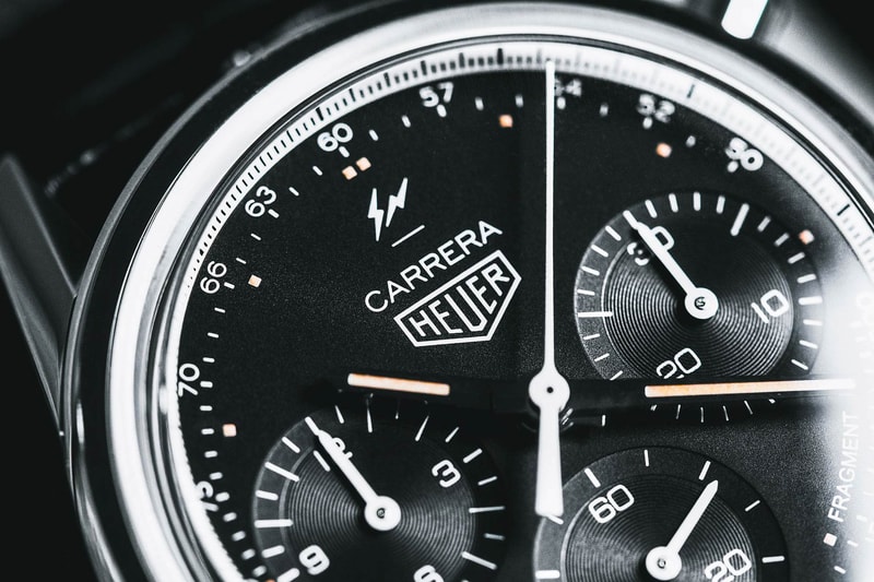 細節近賞 fragment design x TAG Heuer Carrera Heuer-02 聯名腕錶