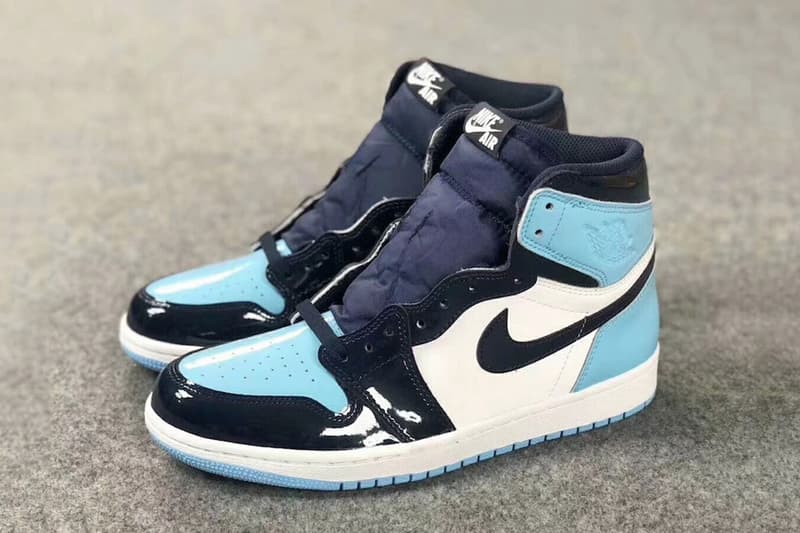 Air Jordan 1「UNC」漆皮版本實物照曝光