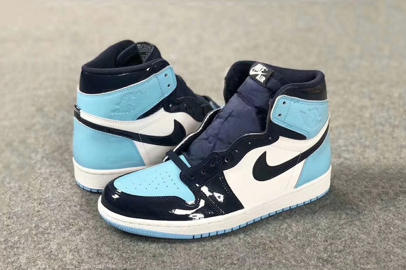 Air Jordan 1「UNC」漆皮版本實物照曝光