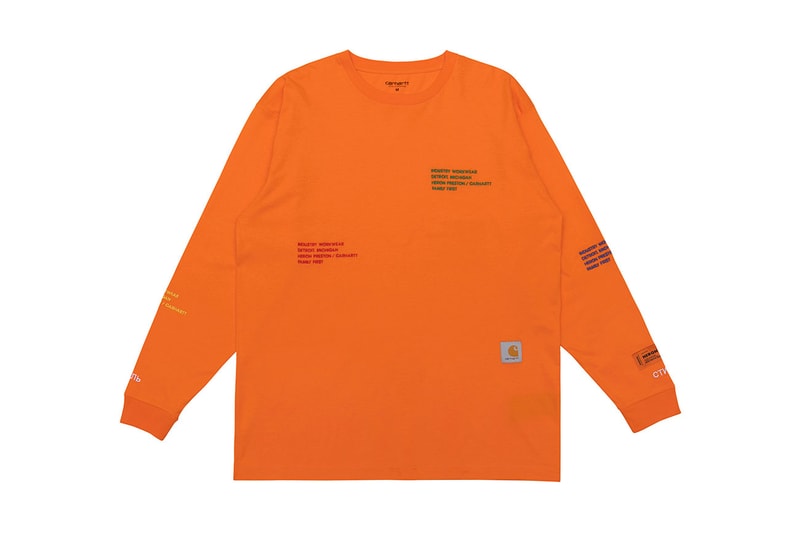 Heron Preston x Carhartt WIP 2018 聯名系列完整公開