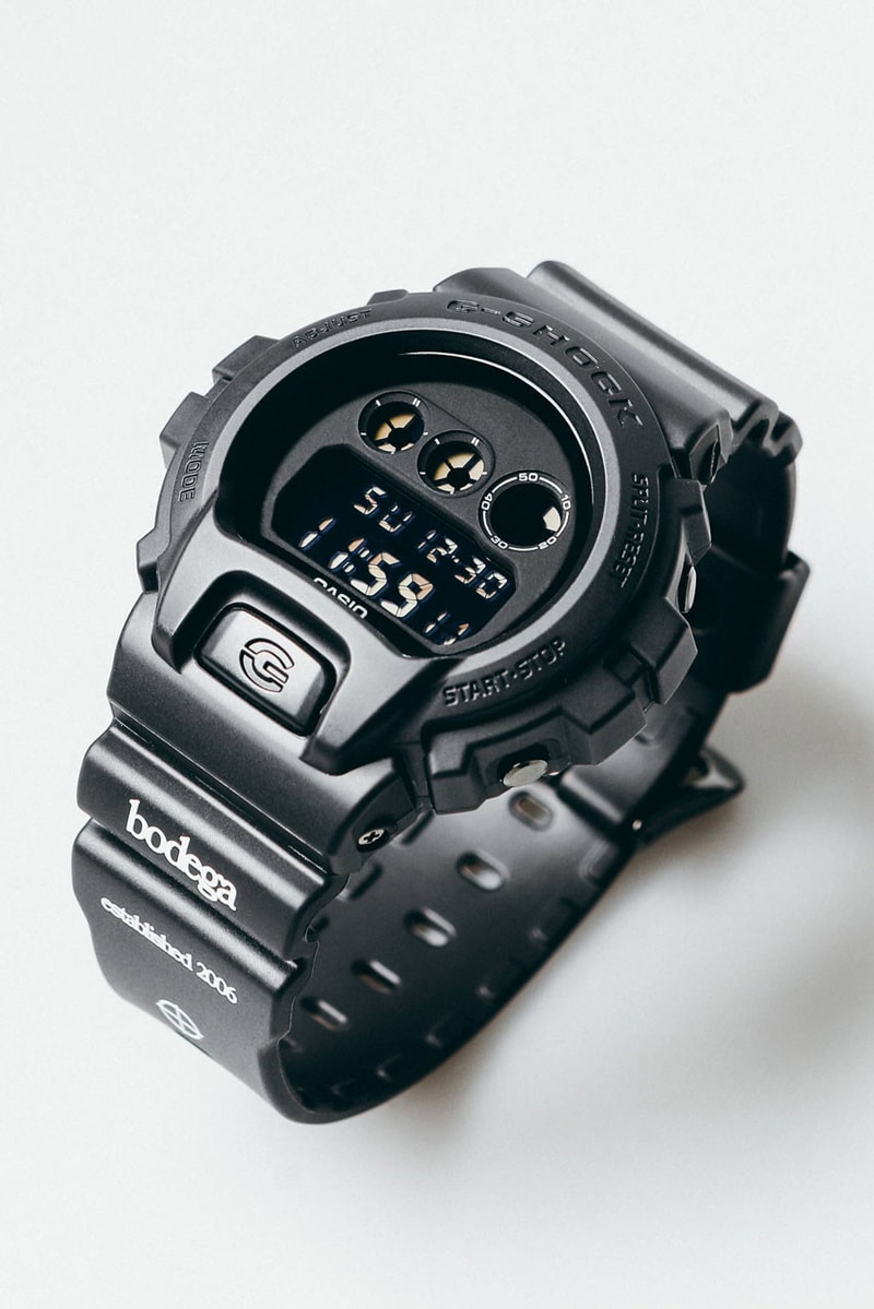 Bodega x G-Shock 攜手打造極簡黑魂 DW-6900 錶款