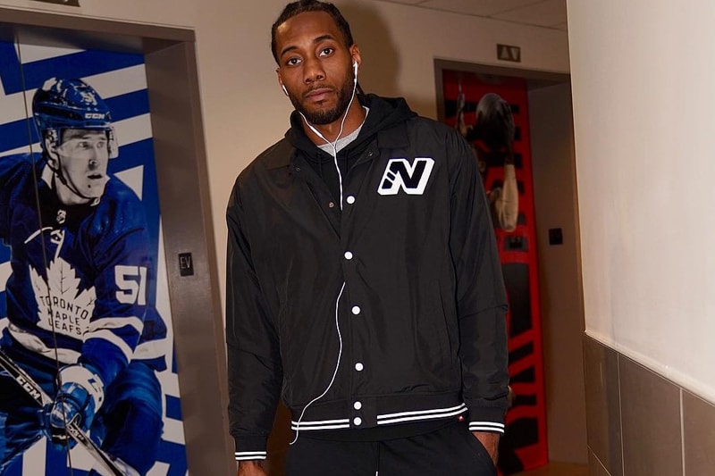 Kawhi Leonard 全身 New Balance 套裝現身球場