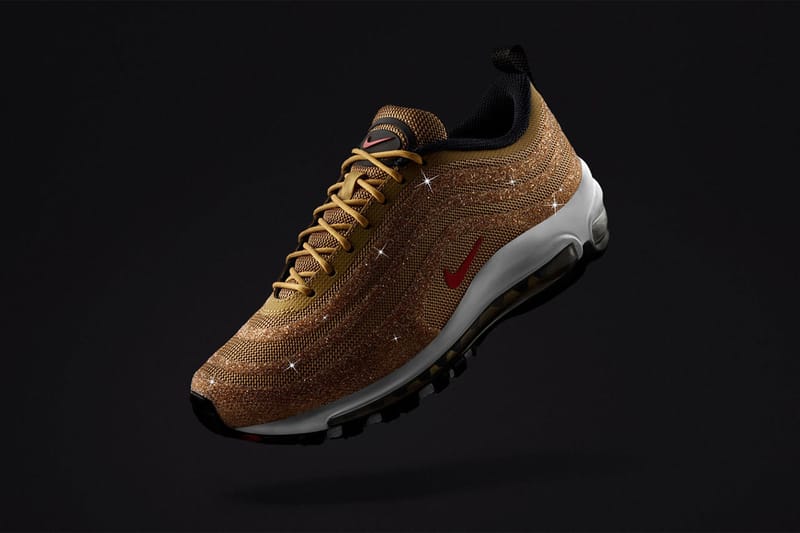 Swarovski® x Nike 全新聯名 Air Max 97 LX「Metallic Gold」發售詳情公開