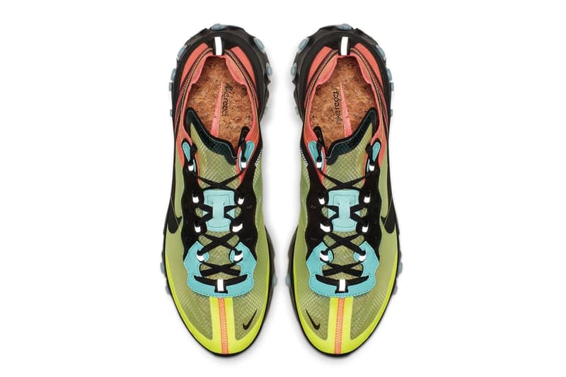 Nike React Element 87 全新「Volt / Racer Pink」配色即將發售