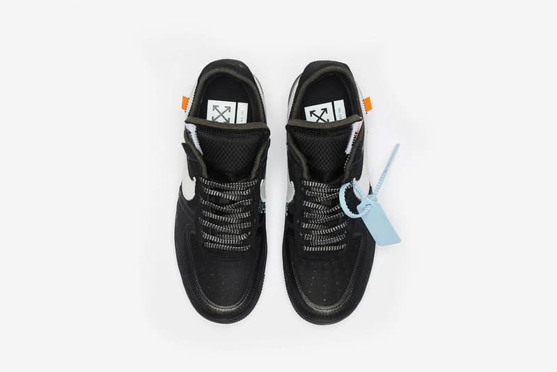 近賞 Off-White™ x Nike 聯乘 Air Force 1 全新「Black」配色