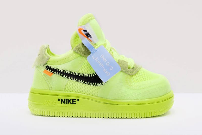 Off-White™ x Nike Air Force 1 童鞋版本發售詳情揭曉