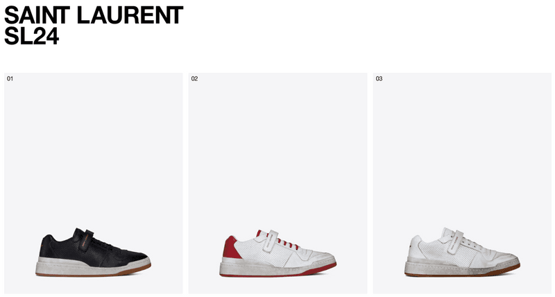 回潮将至，Saint Laurent 复古球鞋 SL24 全新登场