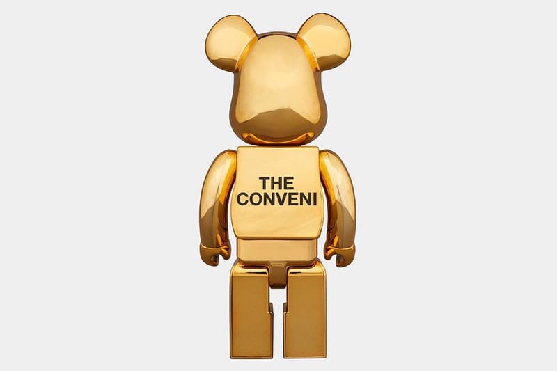 THE CONVENI x fragment design x Medicom Toy 聯名 BE@RBRICK 玩偶