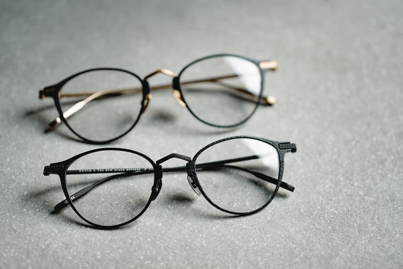 OWDEN x The New Black Optical 聯名皮革金屬鏡架