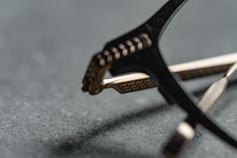 OWDEN x The New Black Optical 聯名皮革金屬鏡架