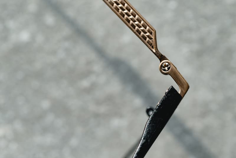 OWDEN x The New Black Optical 聯名皮革金屬鏡架