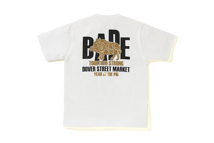 A BATHING APE® 與 Dover Street Market 打造「豬年」特別版 T-Shirt