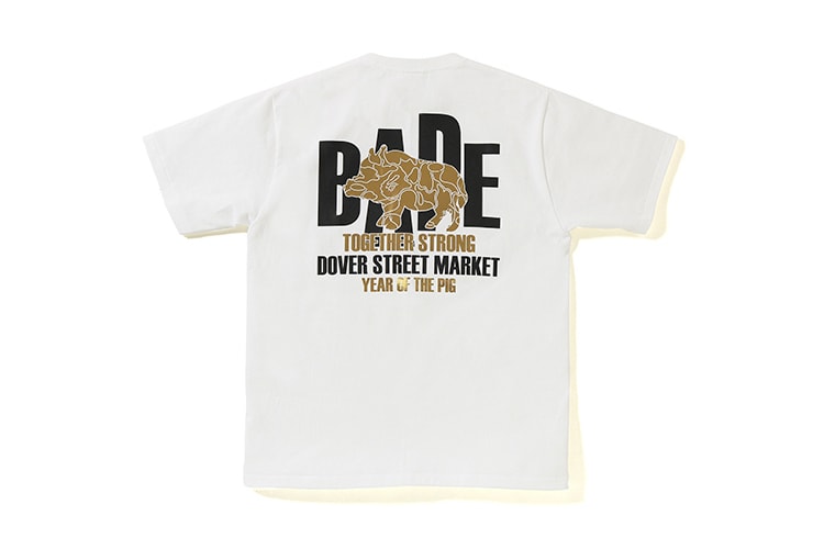 A BATHING APE® 與 Dover Street Market 打造「豬年」特別版 T-Shirt