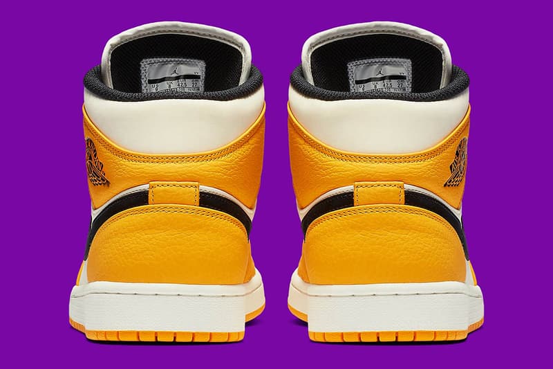 Air Jordan 1 Mid 全新「Lakers」配色