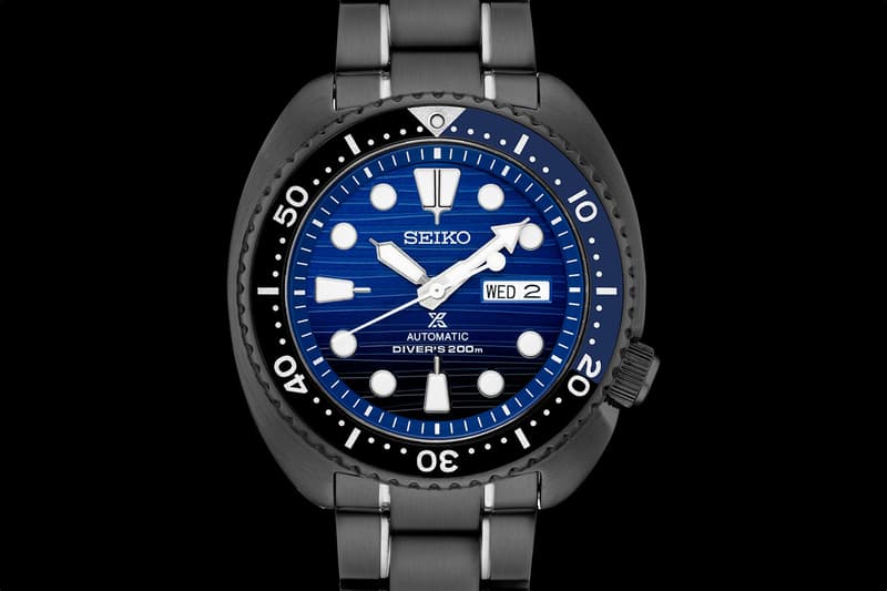 SEIKO 推出全新黑鋼「Turtle」潛水錶