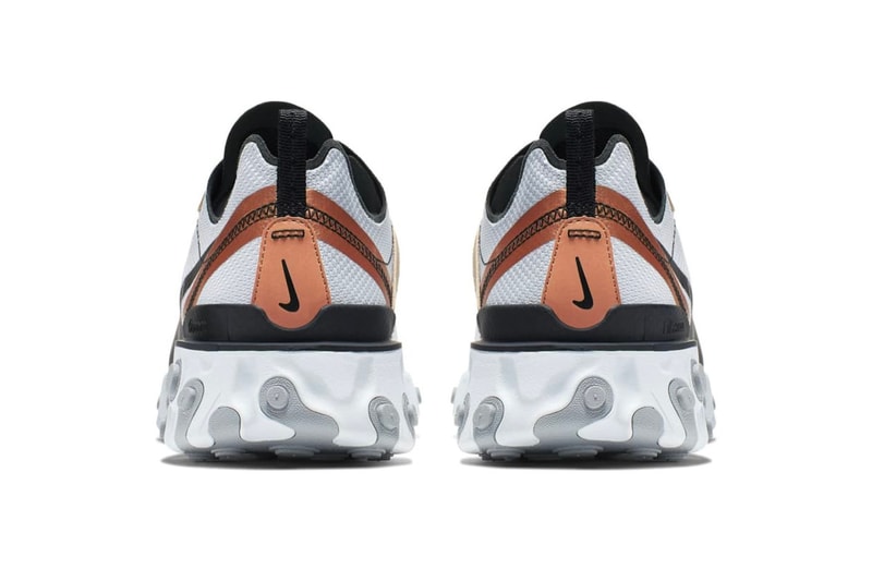 Nike React Element 87 釋出全新「Metallic Gold」配色