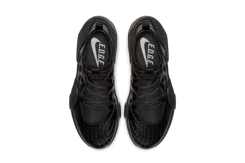 Nike Huarache EDGE 全新配色设计「Black Leather」