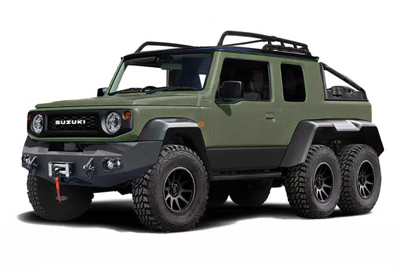 SRK Designs 打造 SUZUKI Jimny 全新 6x6 改裝版本
