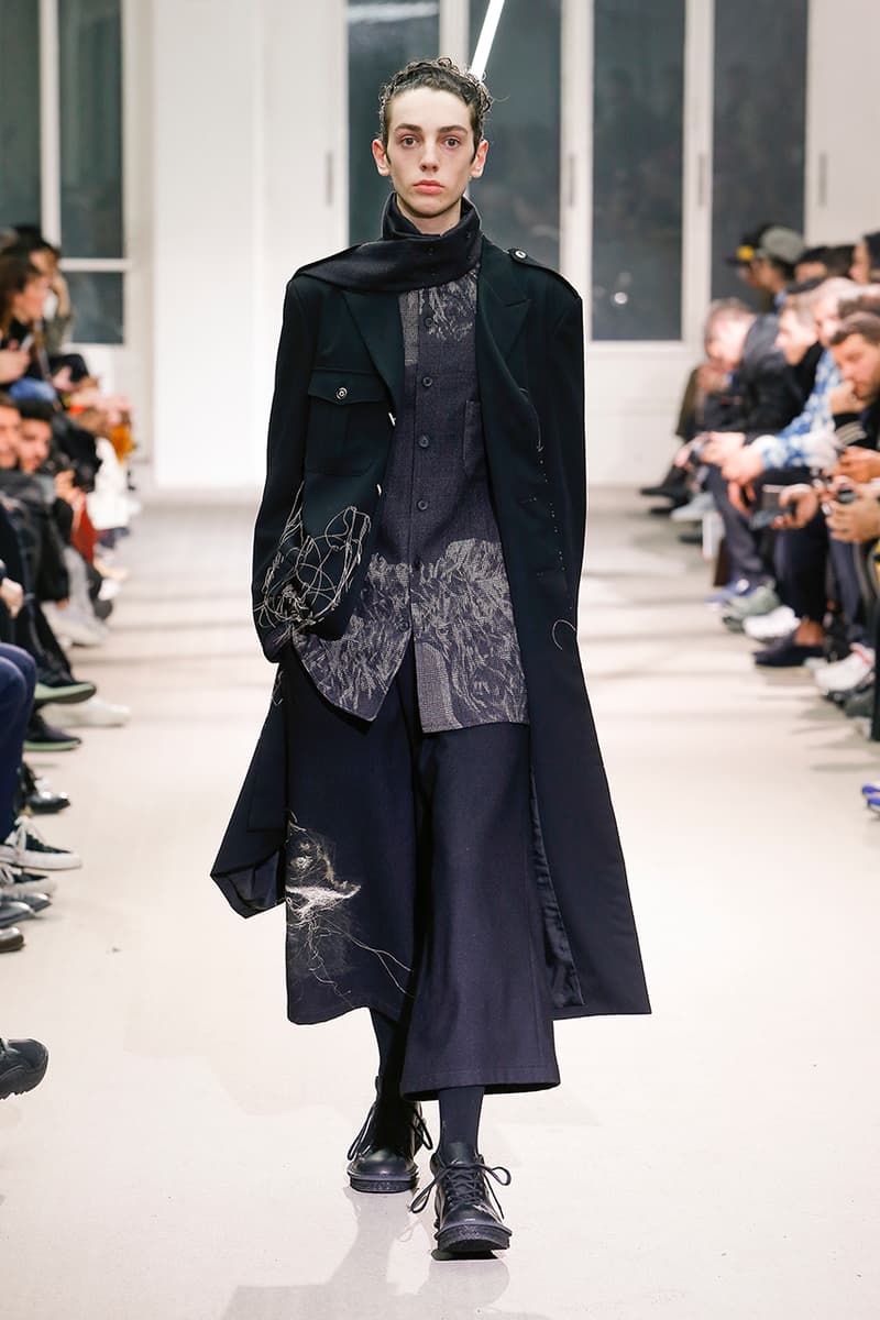 Yohji Yamamoto 發佈 2019 秋冬系列