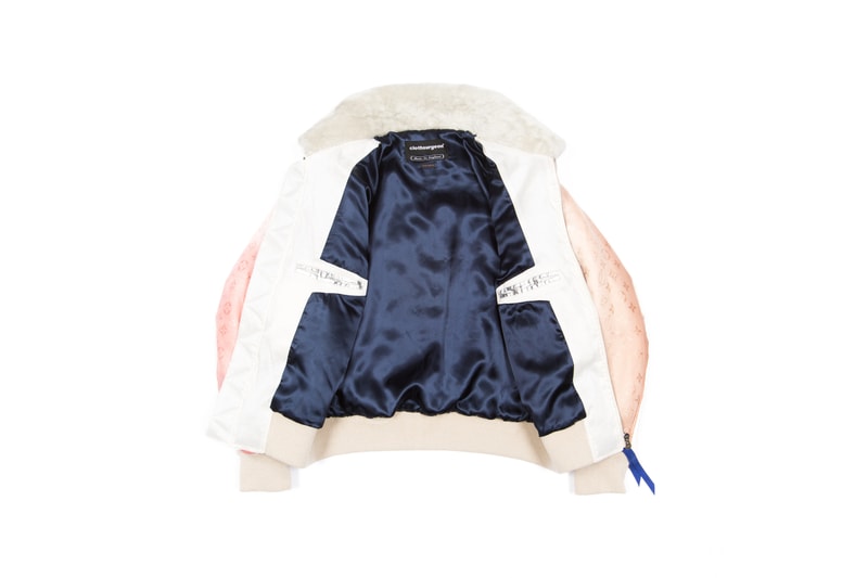 clothsurgeon 將 Louis Vuitton 圍巾改造成 Bomber Jacket