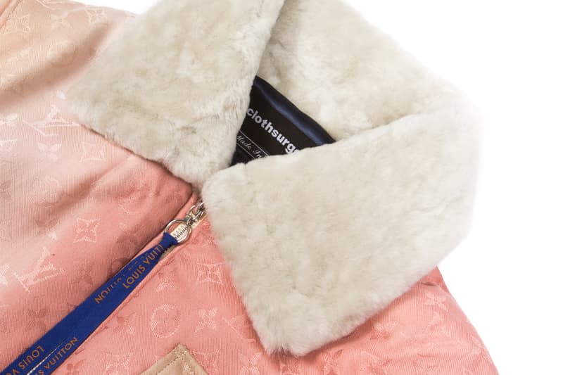 clothsurgeon 將 Louis Vuitton 圍巾改造成 Bomber Jacket