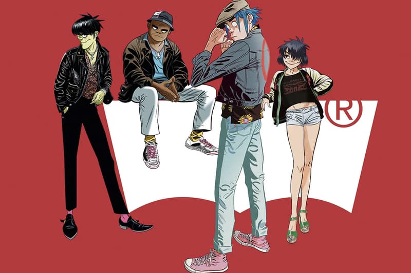 Gorillaz 與 Levi's 推出全新聯名系列