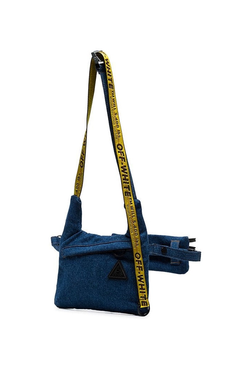 Off-White™ 推出全新 Industrial Belt 丹寧郵差包