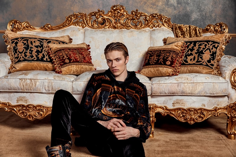 Lucky Blue Smith 演繹 KITH PARK x Versace 男裝系列造型大片