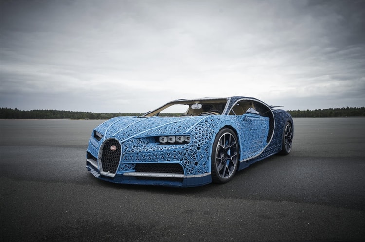 近賞 Lego 打造 1:1 真實比例 Bugatti Chiron 豪車模型細節