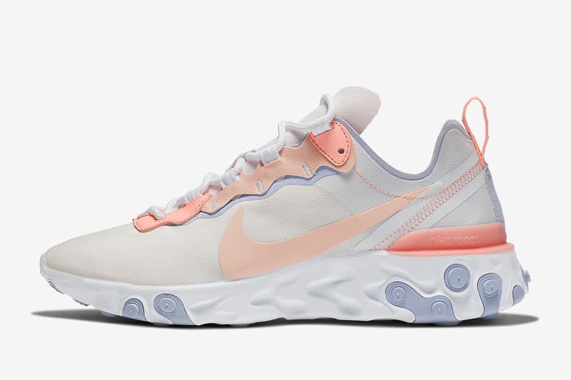 Nike React Element 55 全新「Pale Pink」配色
